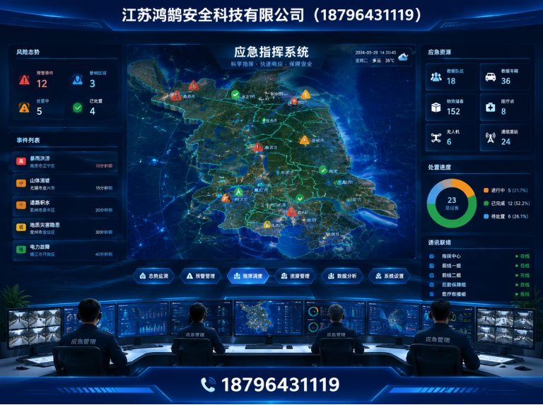 玉林应急指挥系统展示图